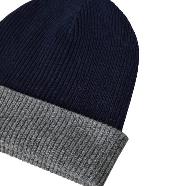 Brunello Cucinelli Cashmere Double Knit Ribbed Beanie at Enigma Boutique