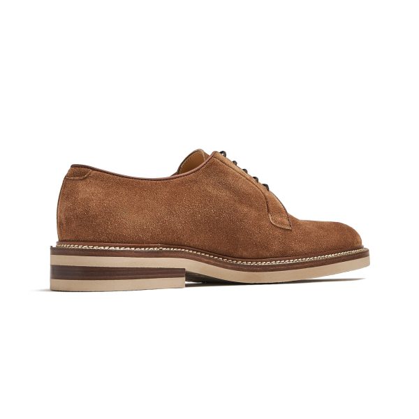 Brunello Cucinelli Men's Suede Derby Shoes at Enigma Boutique