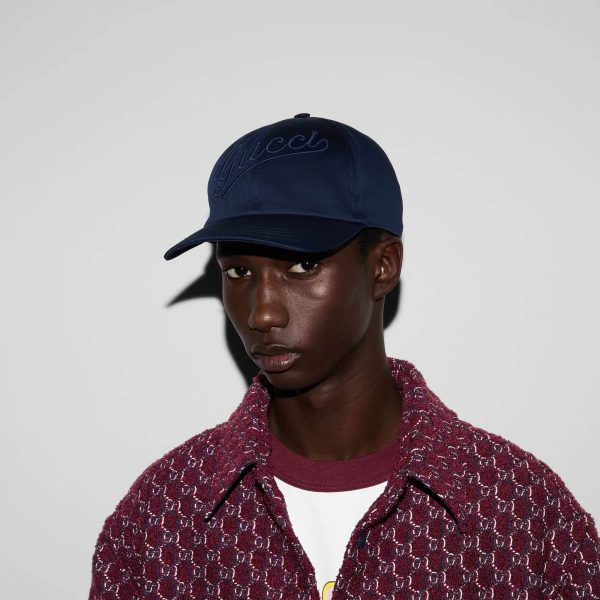 Gucci Cotton Baseball Hat With Embroidery - Image 4