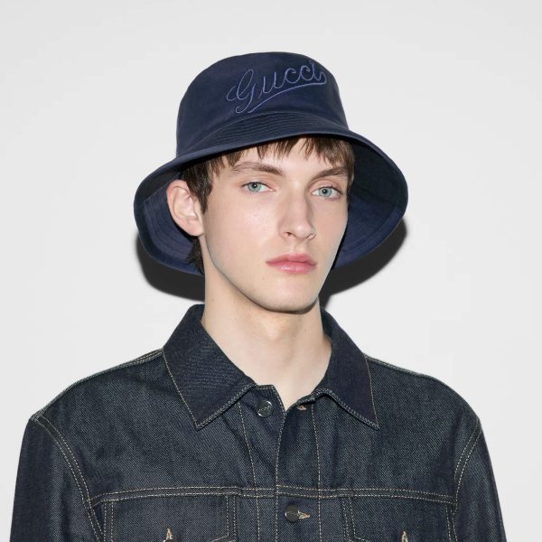 Gucci Cotton Bucket Hat - Image 4