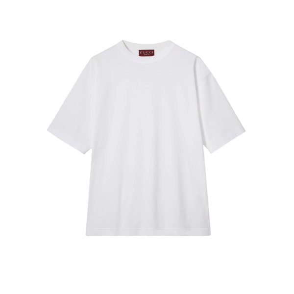 Gucci Cotton Jersey T-shirt With Embroidery at Enigma Boutique