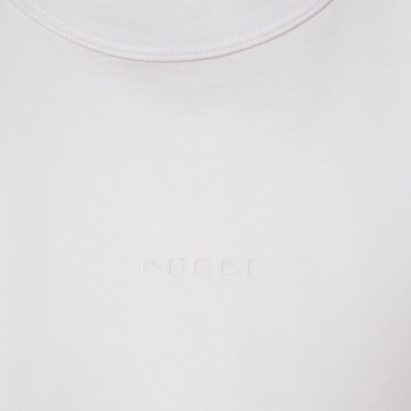 Gucci Cotton Jersey T-shirt With Embroidery at Enigma Boutique