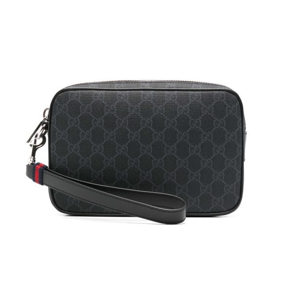 Gucci GG Supreme Canvas Clutch Bag at Enigma Boutique