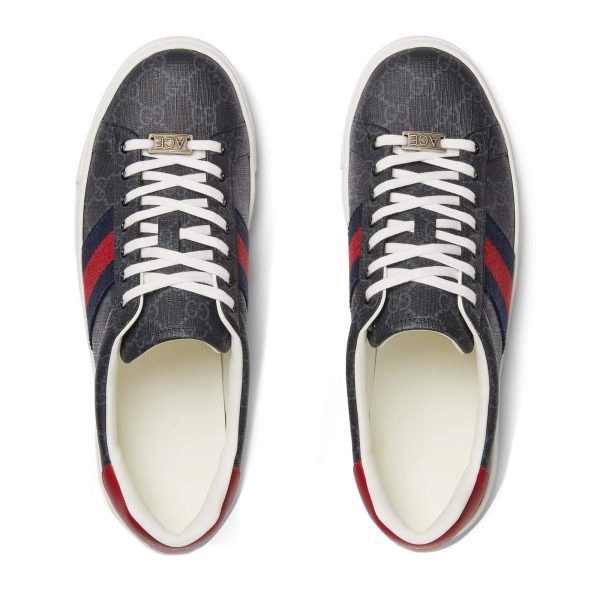 Gucci Men's Gucci Ace Sneaker With Web at Enigma Boutique