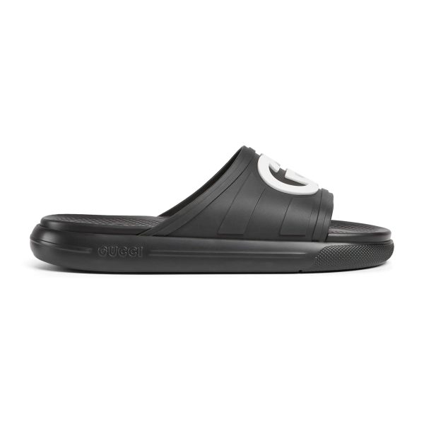 Gucci Men's Interlocking G Slide Sandal - Image 2