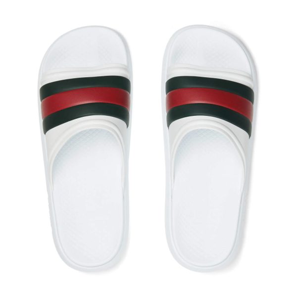 Gucci Men’s Web Slide Sandal - Image 3