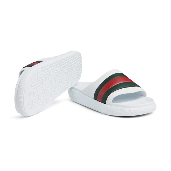 Gucci Men’s Web Slide Sandal - Image 4