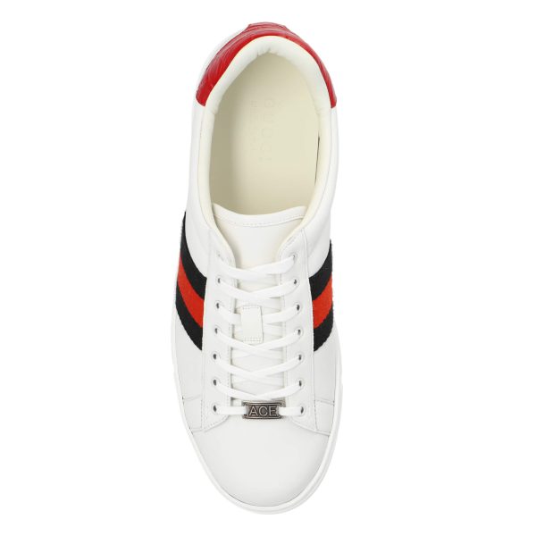 Gucci Men’s Ace Sneaker With Web - Image 4