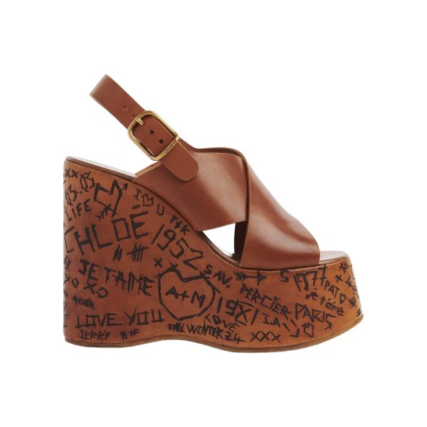 Chloé Maxime Wedge Sandal at Enigma Boutique