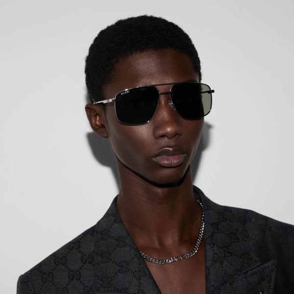 Gucci Navigator Frame Sunglasses - Image 3