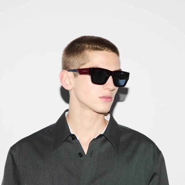 Gucci Rectangular Frame Sunglasses - Image 3