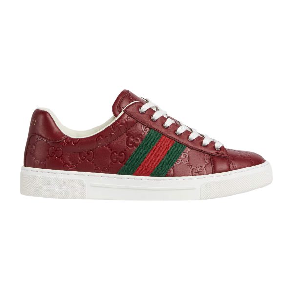 Gucci Women’s Ace Sneaker With Web at Enigma Boutique