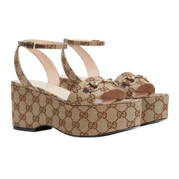 Gucci Women's Horsebit Flatform Sandal at Enigma Boutique