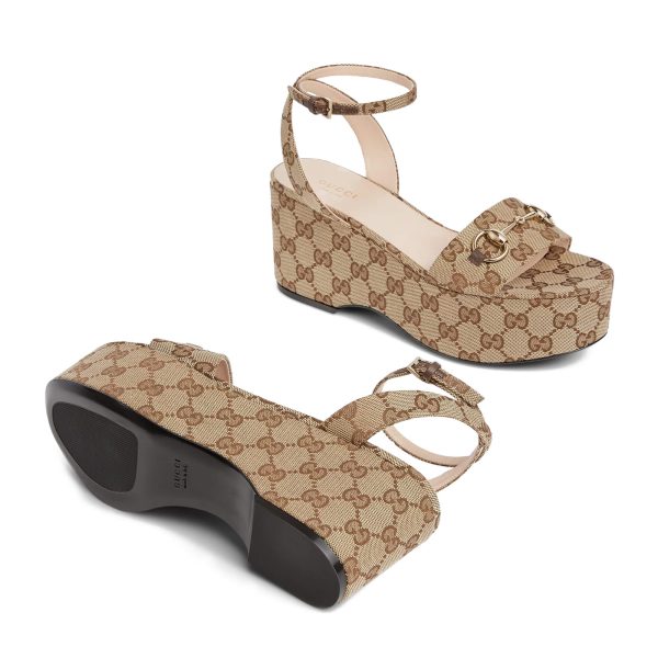 Gucci Women's Horsebit Flatform Sandal at Enigma Boutique