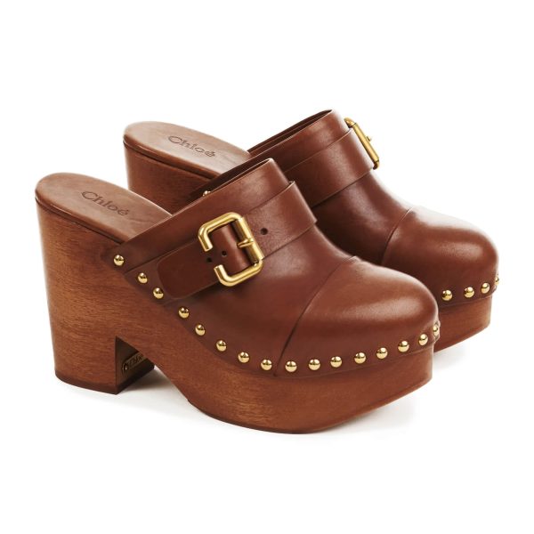 Chloé Jeannette Wedge Clog at Enigma Boutique