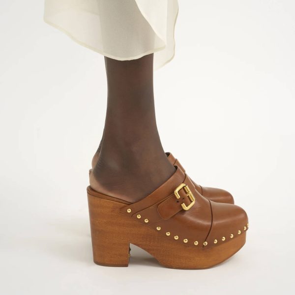 Chloé Jeannette Wedge Clog at Enigma Boutique