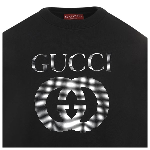 Gucci Cotton Jersey Printed Sweatshirt at Enigma Boutique