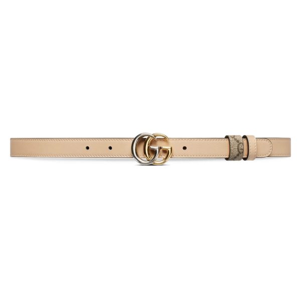 Gucci GG Marmont Reversible Thin Belt at Enigma Boutique