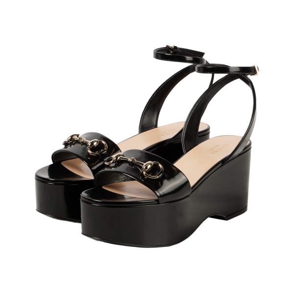 Gucci Women's Horsebit Flatform Sandal at Enigma Boutique