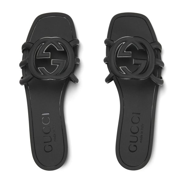 Gucci Women’s Interlocking G Slide Sandal - Image 4