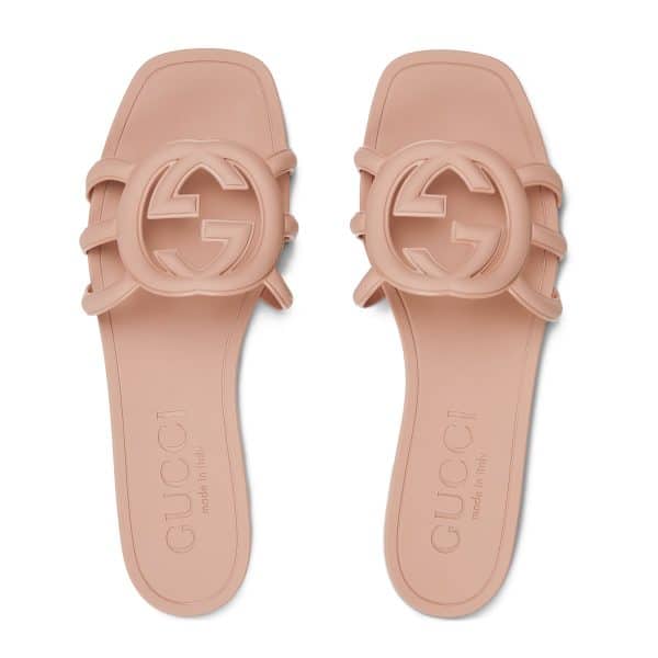 Gucci Women’s Interlocking G Slide Sandal - Image 4