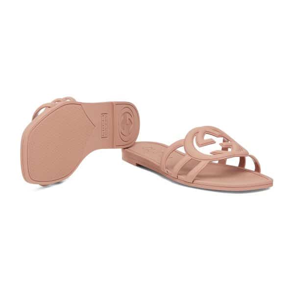 Gucci Women’s Interlocking G Slide Sandal - Image 5