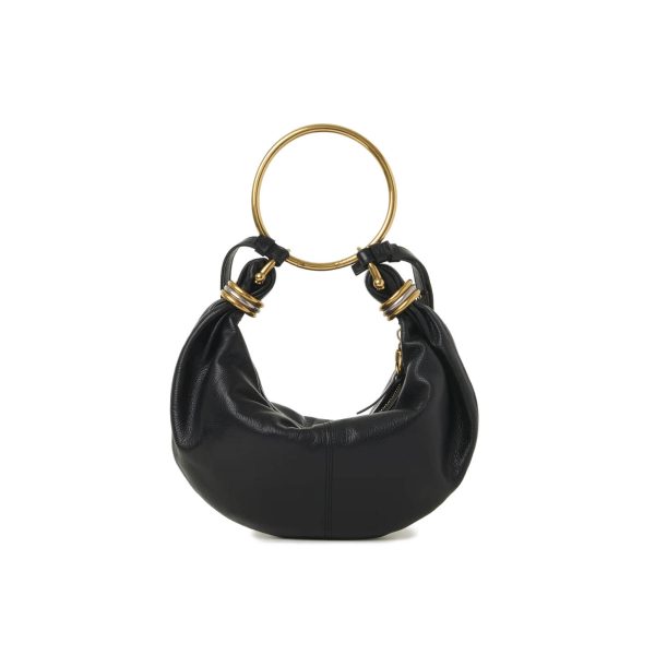 Chloé Small Bracelet Hobo Bag In Grained Leather at Enigma Boutique