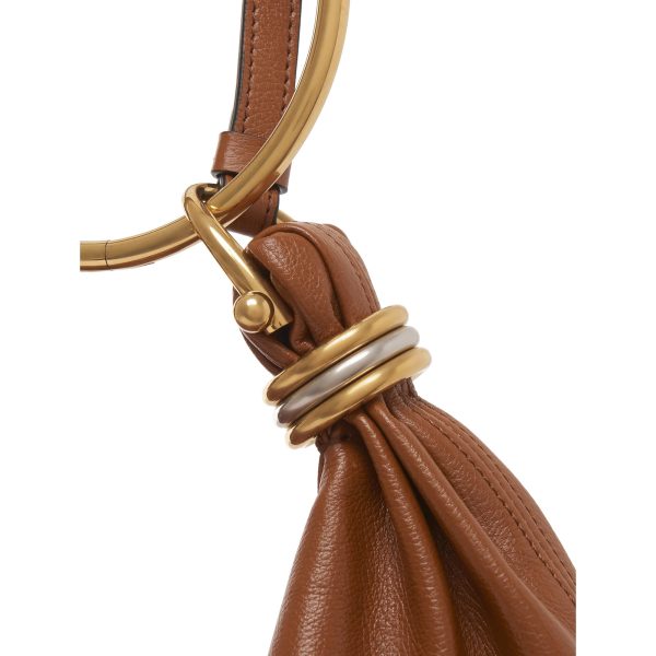 Chloé Small Bracelet Hobo Bag In Grained Leather at Enigma Boutique