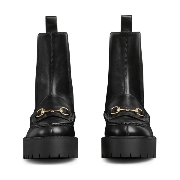 Gucci Women's Horsebit Boot With Lug Sole at Enigma Boutique