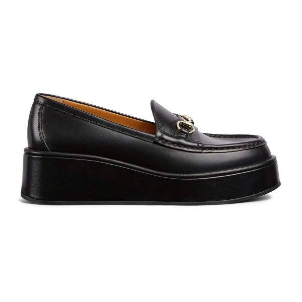 Gucci Women's Horsebit Wedge Loafer at Enigma Boutique