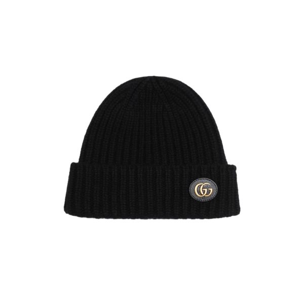 Gucci Wool Cashmere Hat With Double G