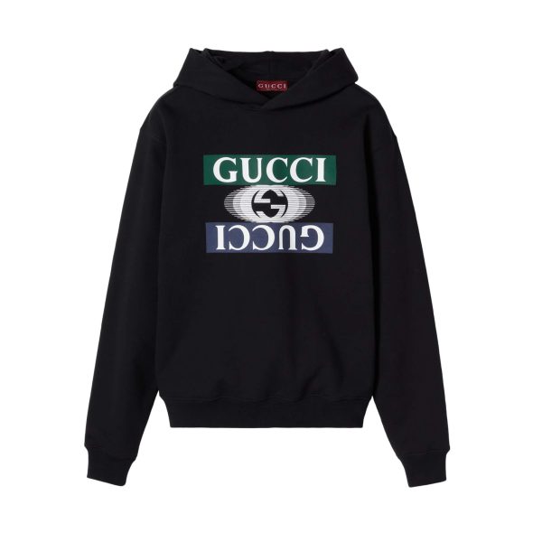 Gucci Cotton Jersey Hooded Sweatshirt