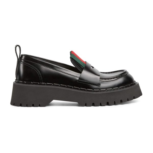 Gucci Women's Loafer With Web at Enigma Boutique