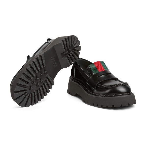 Gucci Women's Loafer With Web - Image 5