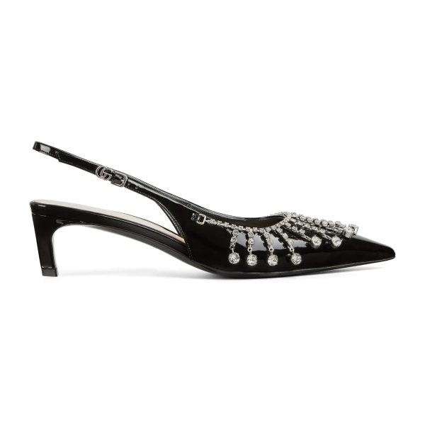 Gucci Women's Pump With Crystal Chain at Enigma Boutique