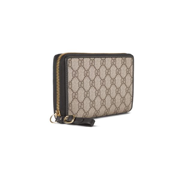 Gucci GG Emblem Zip Around Wallet - Image 2