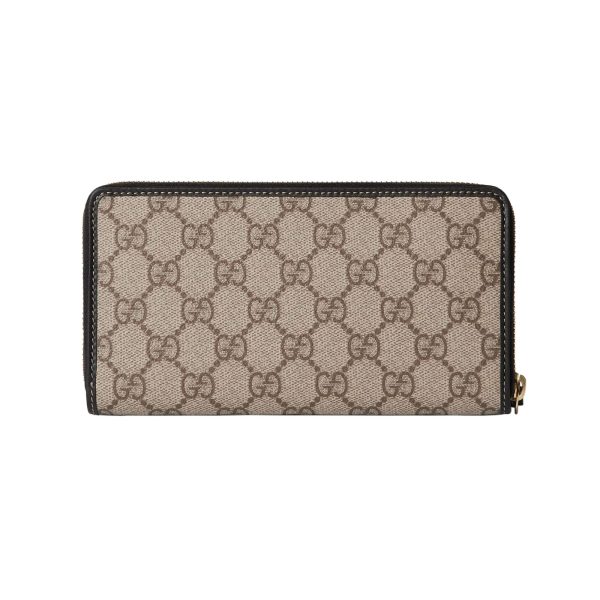 Gucci GG Emblem Zip Around Wallet - Image 4