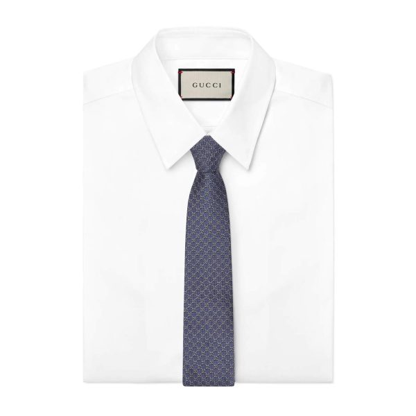 Gucci GG Silk Jacquard Tie - Image 2