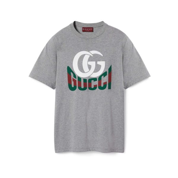 Gucci Printed Cotton Jersey T-shirt at Enigma Boutique