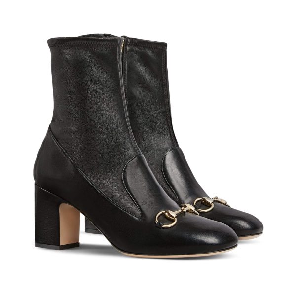 Gucci Women's Horsebit Ankle Bootie