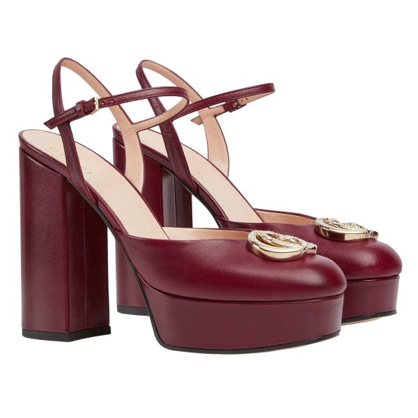 Gucci Women's Platform Pump With Double G