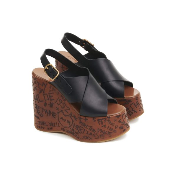 Chloé Maxime Wedge Sandal at Enigma Boutique