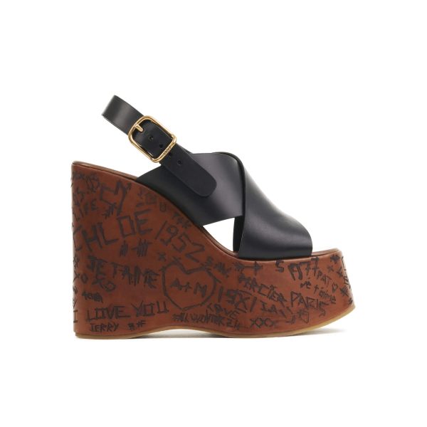 Chloé Maxime Wedge Sandal at Enigma Boutique