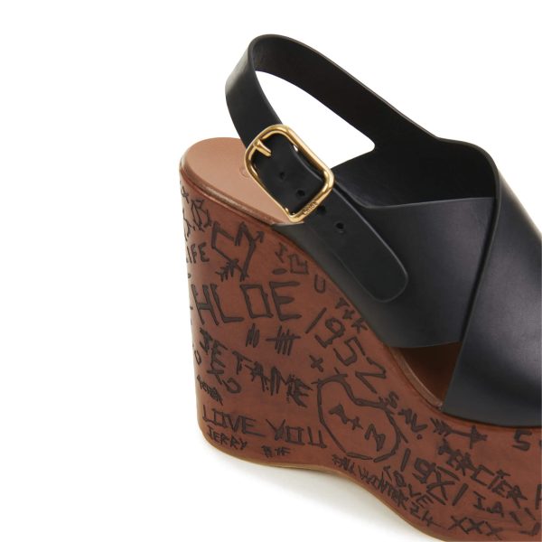 Chloé Maxime Wedge Sandal at Enigma Boutique