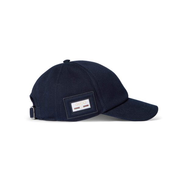 Gucci Cotton Canvas Baseball Hat - Image 4