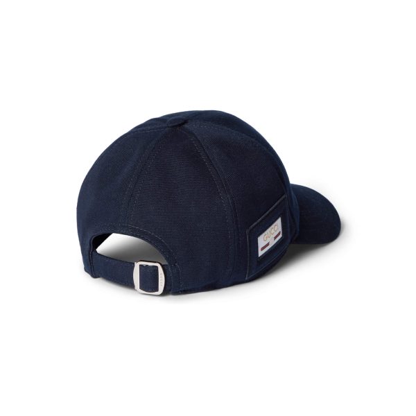 Gucci Cotton Canvas Baseball Hat - Image 3