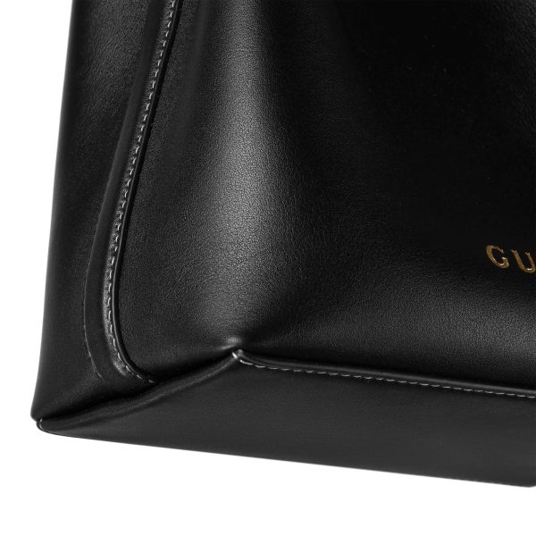 Gucci GG Emblem Mini Bucket Bag at Enigma Boutique