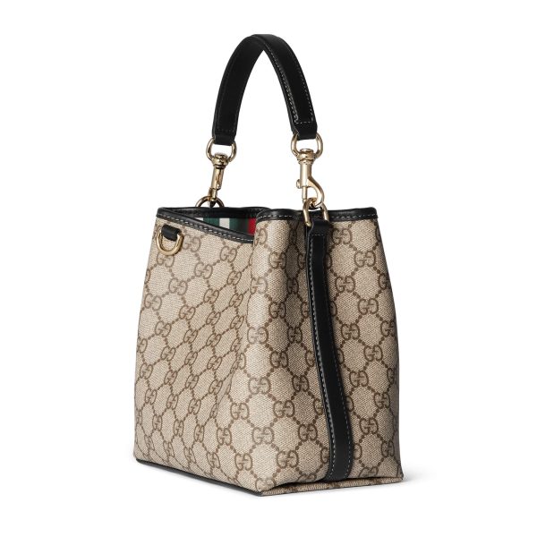 Gucci GG Emblem Mini Bucket Bag at Enigma Boutique