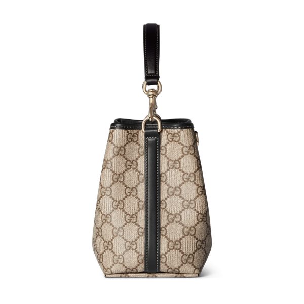 Gucci GG Emblem Mini Bucket Bag at Enigma Boutique