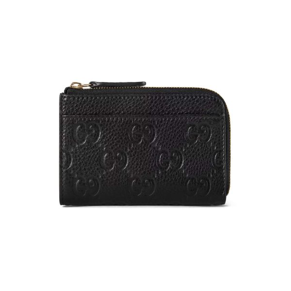 Gucci GG Emblem Zip Card Case at Enigma Boutique